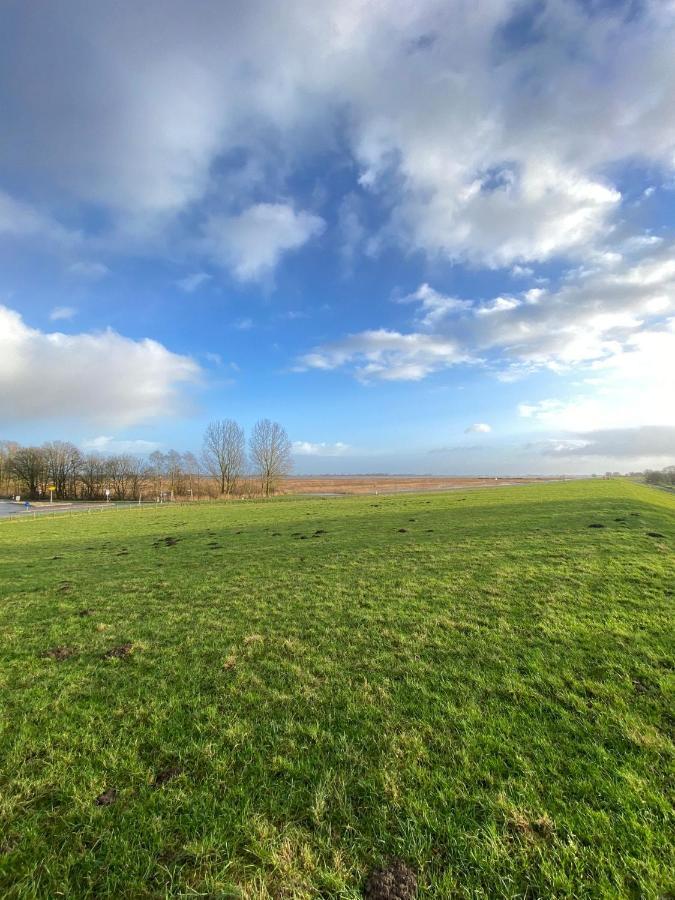 Pension Am Deich Stadland Kültér fotó